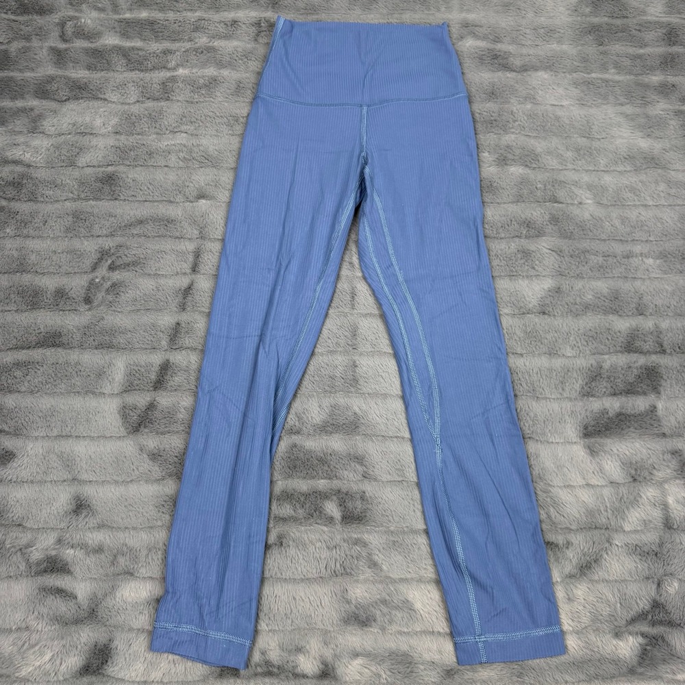 Lululemon Align High-Rise Ribbed Pant 25 Oasis Blue Yoga Leggings Size 0